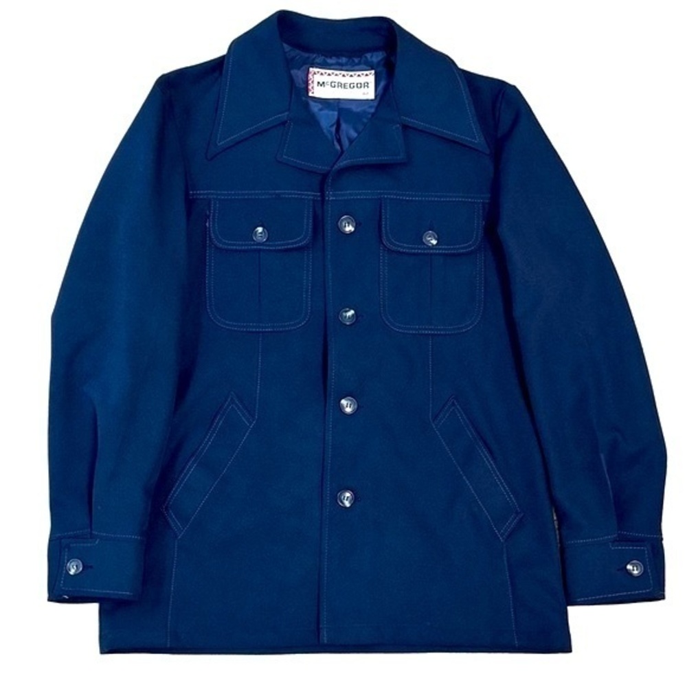 McGregor Vintage Circa 1950's Jacket Navy Blue Men's Sz‎ 40